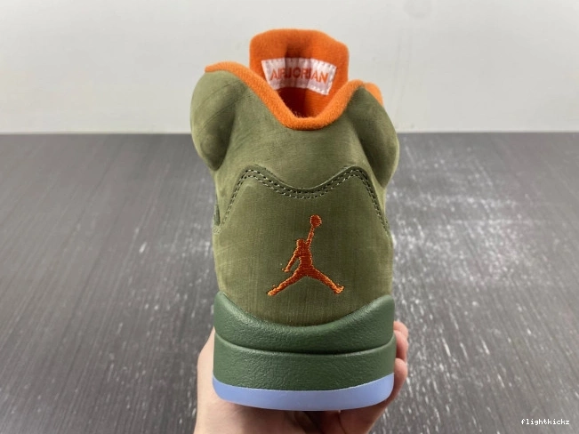 5 DD0587-308 Air Jordan Olive 0712